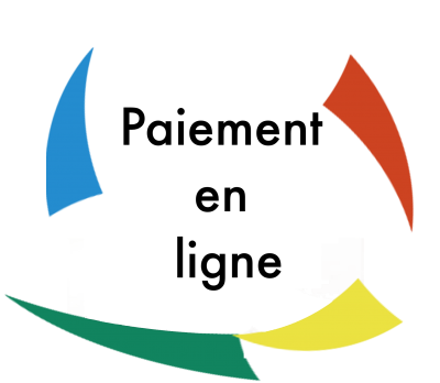 Cercle de couleurs paiement en ligne